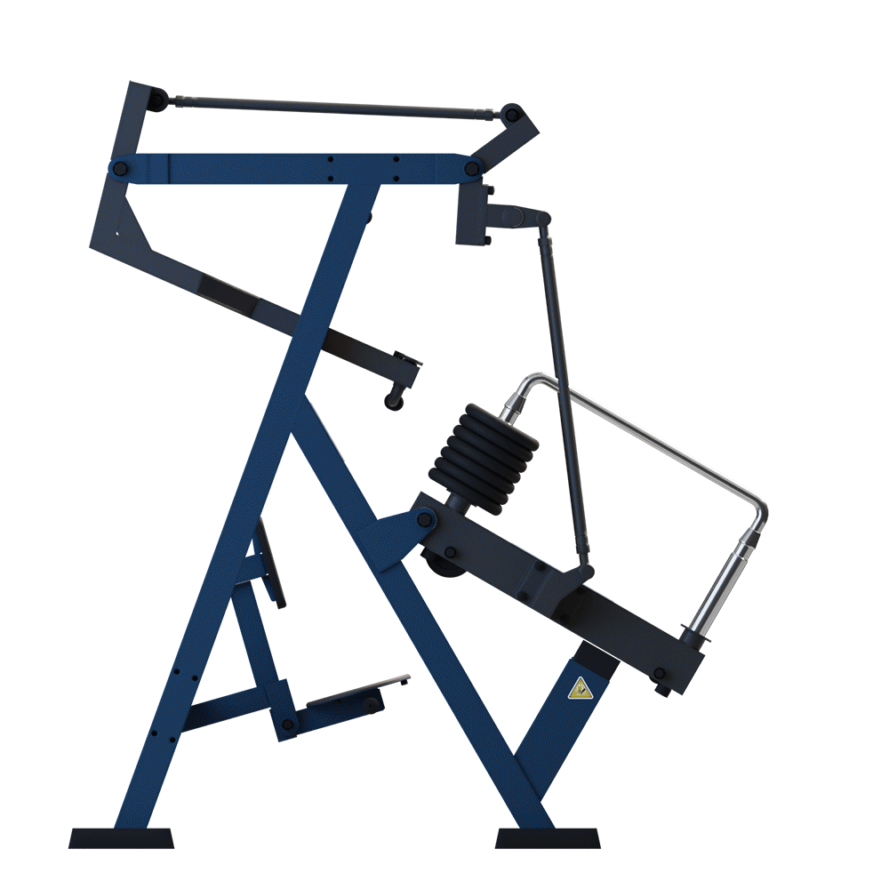 MB 7.56.3 Ferde mellnyomó gép (Incline Chest Press – akadálymentes, ferde mellizom gép)