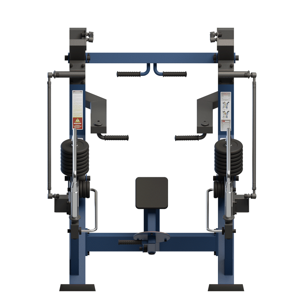 MB 7.56.3 Ferde mellnyomó gép (Incline Chest Press – akadálymentes, ferde mellizom gép)