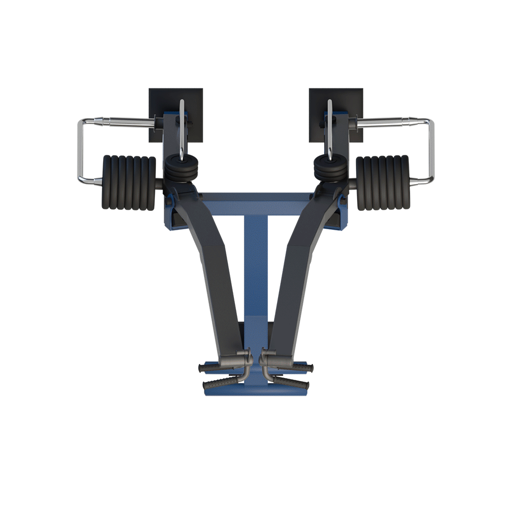 MB 7.55 Lehúzó gép (Divergent Lat Pull)