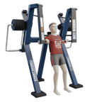 MB 7.52 Mellnyomó gép (Converging Chest Press)