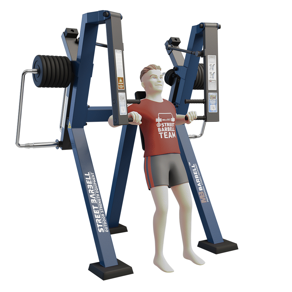 MB 7.52 Mellnyomó gép (Converging Chest Press)