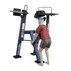 MB 7.53 Álló evezőgép (Divergent Standing Row)