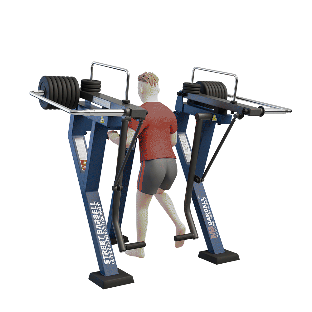 MB 7.45 Álló farizomnyomó gép (Standing Glute Press)