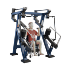 MB 7.56.3 Ferde mellnyomó gép (Incline Chest Press – akadálymentes, ferde mellizom gép)