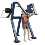 MB 7.52 Mellnyomó gép (Converging Chest Press)