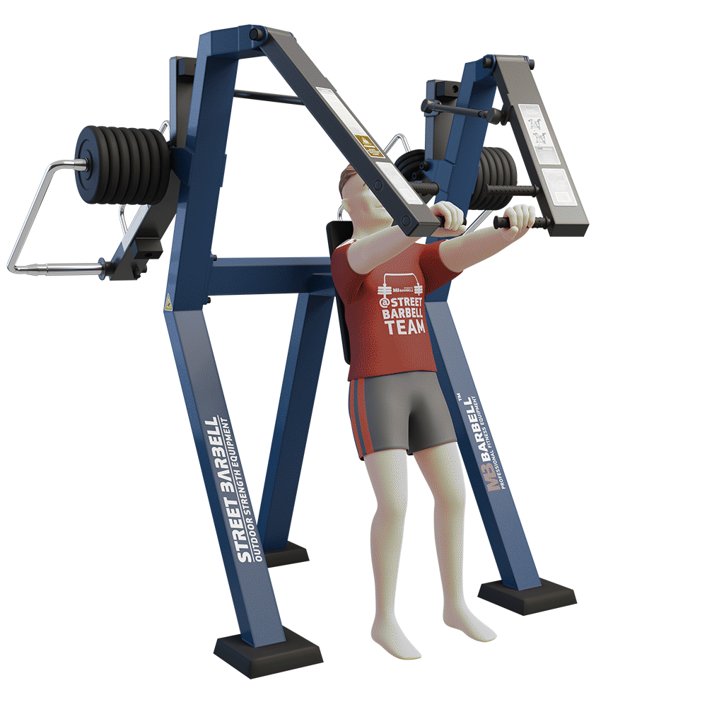 MB 7.52 Mellnyomó gép (Converging Chest Press)