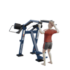 MB 7.55 Lehúzó gép (Divergent Lat Pull)