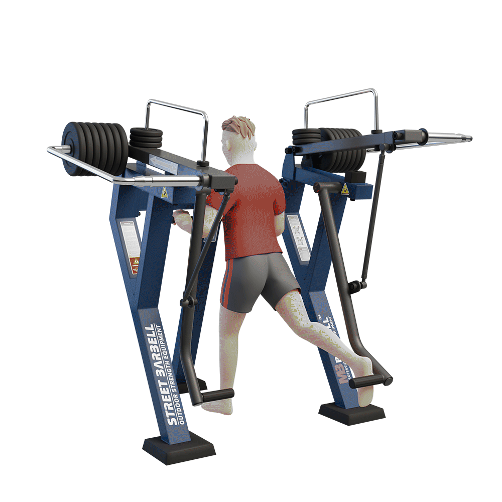 MB 7.45 Álló farizomnyomó gép (Standing Glute Press)