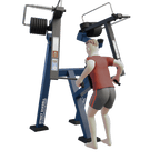 MB 7.53 Álló evezőgép (Divergent Standing Row)