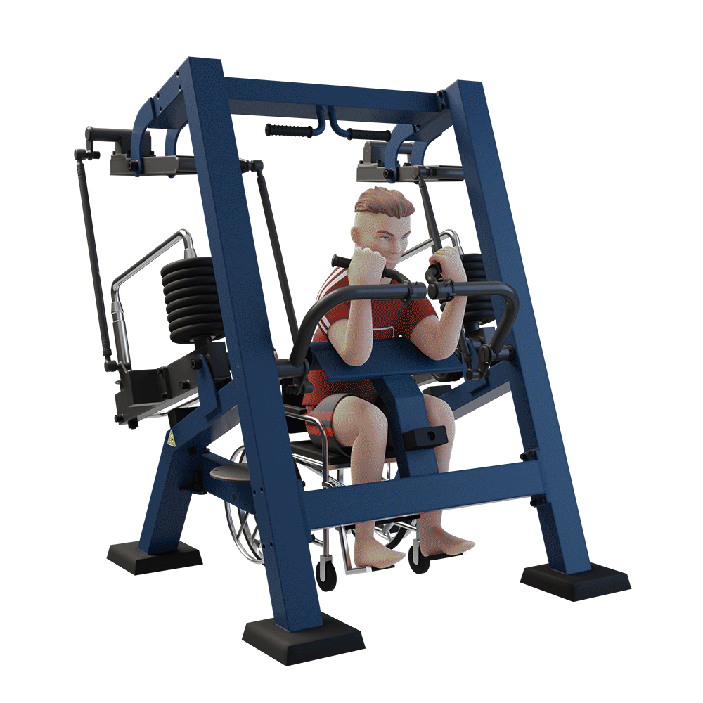 MB 7.39.3 Bicepszhajlító gép (Biceps Curl – akadálymentes)