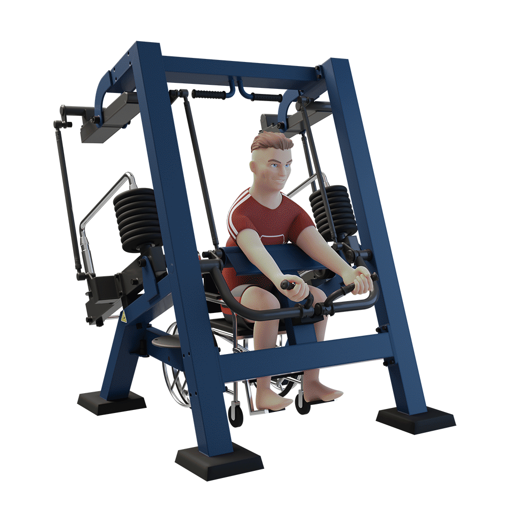 MB 7.39.3 Bicepszhajlító gép (Biceps Curl – akadálymentes)