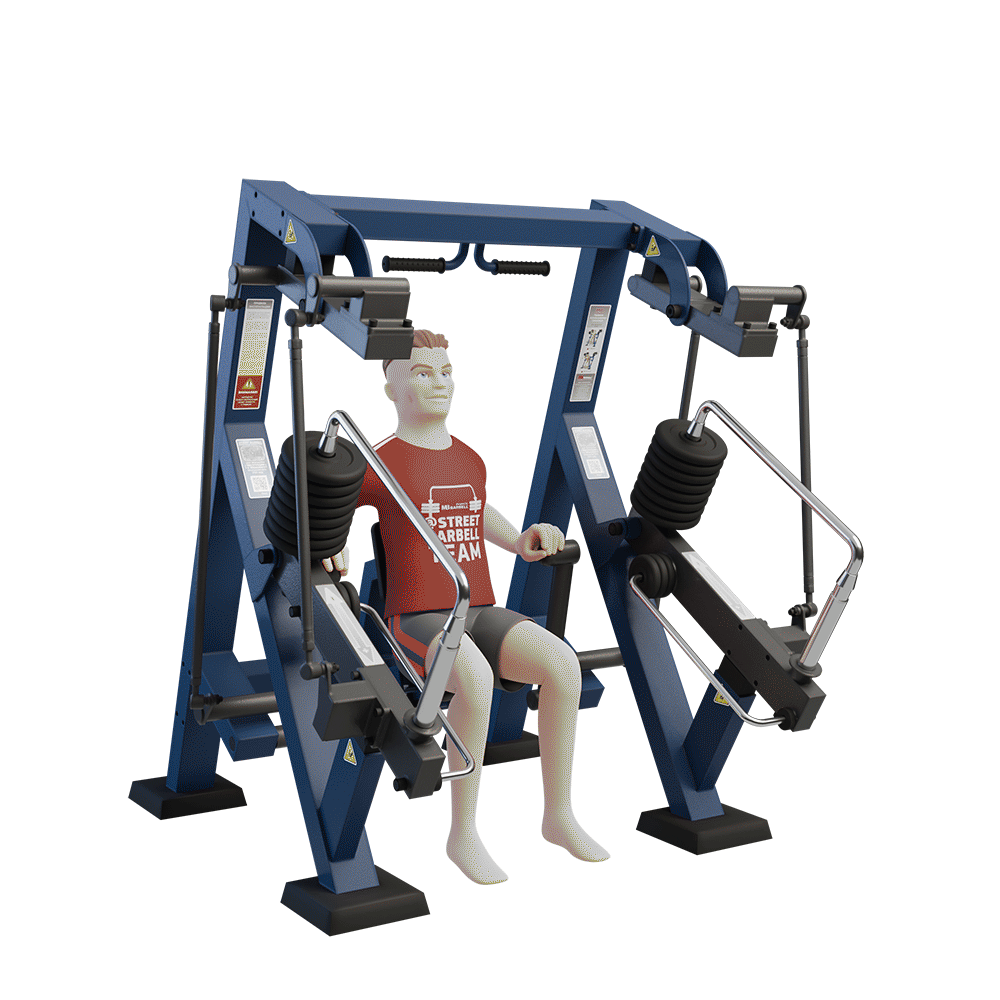 MB 7.42.3 Függőleges tricepsznyújtó gép (Triceps Press – akadálymentes)