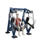 MB 7.42.3 Függőleges tricepsznyújtó gép (Triceps Press – akadálymentes)