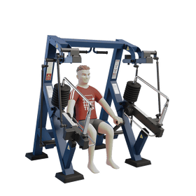 MB 7.42.3 Függőleges tricepsznyújtó gép (Triceps Press – akadálymentes)