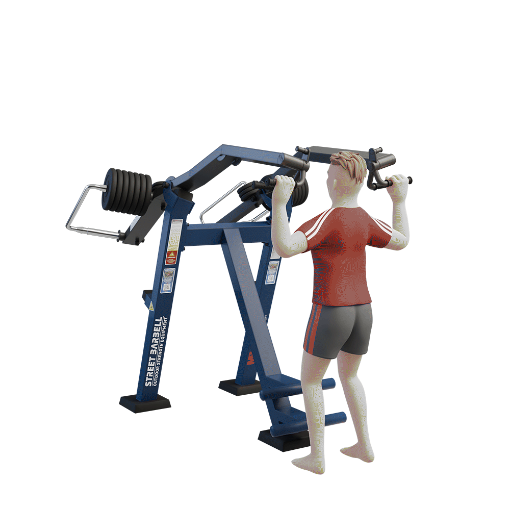 MB 7.55 Lehúzó gép (Divergent Lat Pull)