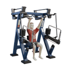 MB 7.56.3 Ferde mellnyomó gép (Incline Chest Press – akadálymentes, ferde mellizom gép)