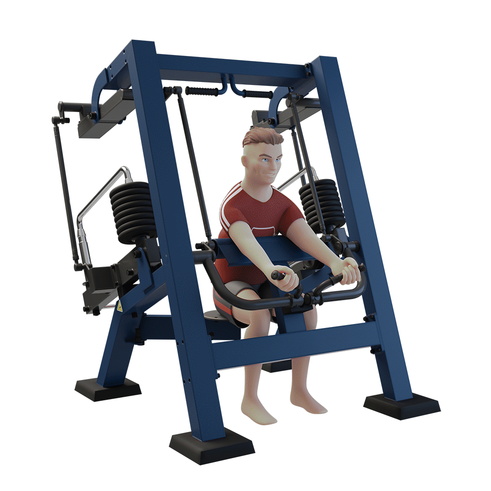 MB 7.39.3 Bicepszhajlító gép (Biceps Curl – akadálymentes)