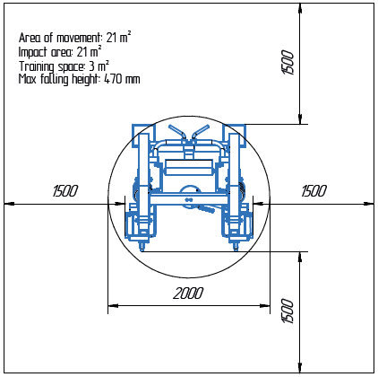 Területrajz - MB 7.39 Bicepszhajlító gép (Biceps Curl)