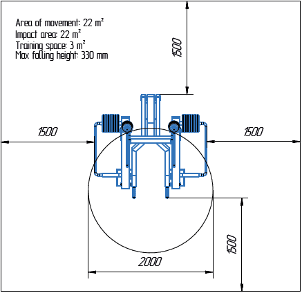 Területrajz - MB 7.41 Kombinált emelő gép (Combo Lift)