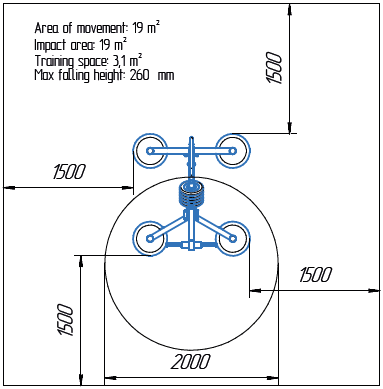 Területrajz - MB 7.69 Lehúzó rúd / Lat pull gép (Pull Down Bar)