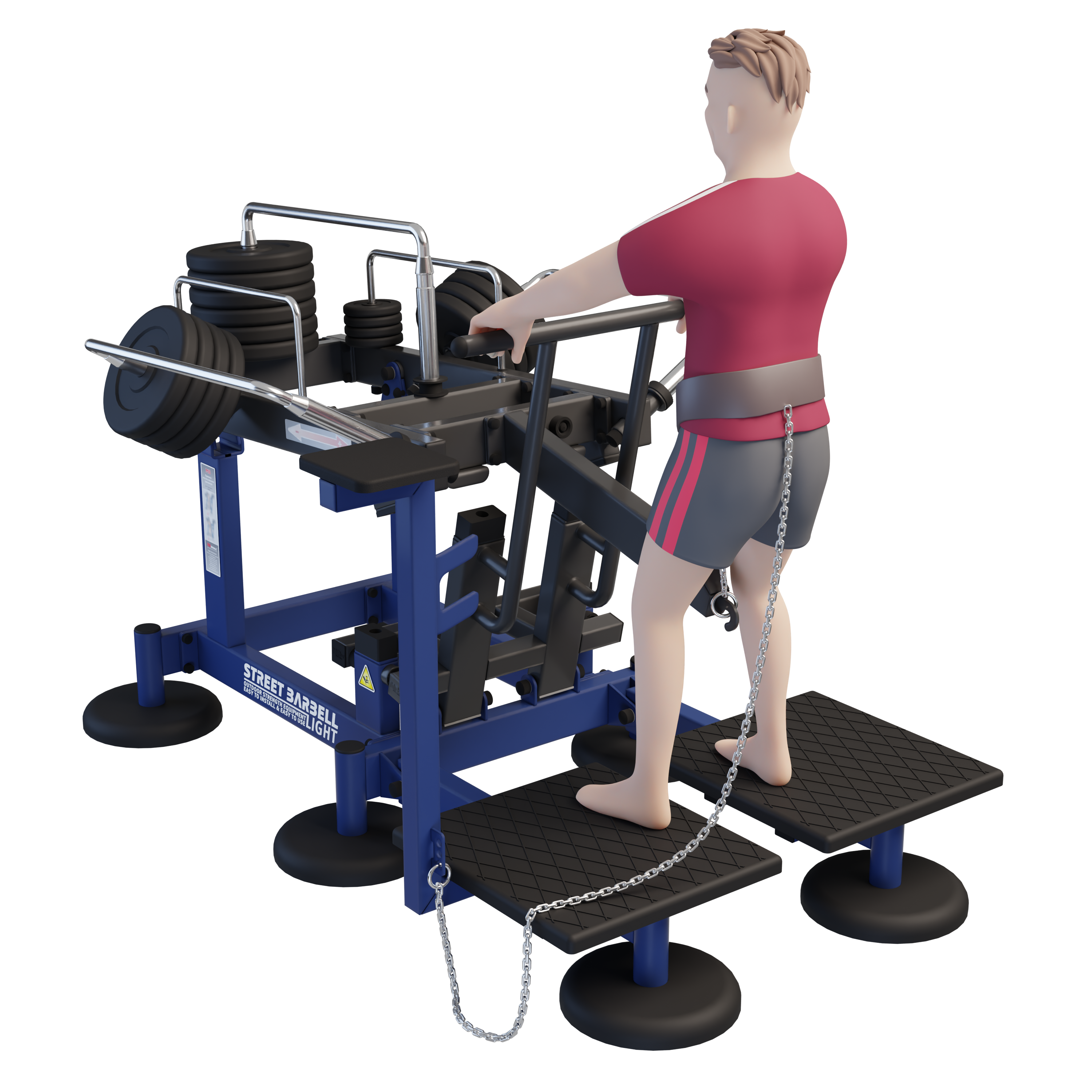 MB 7.77 Öves guggoló gép (Belt Squat)