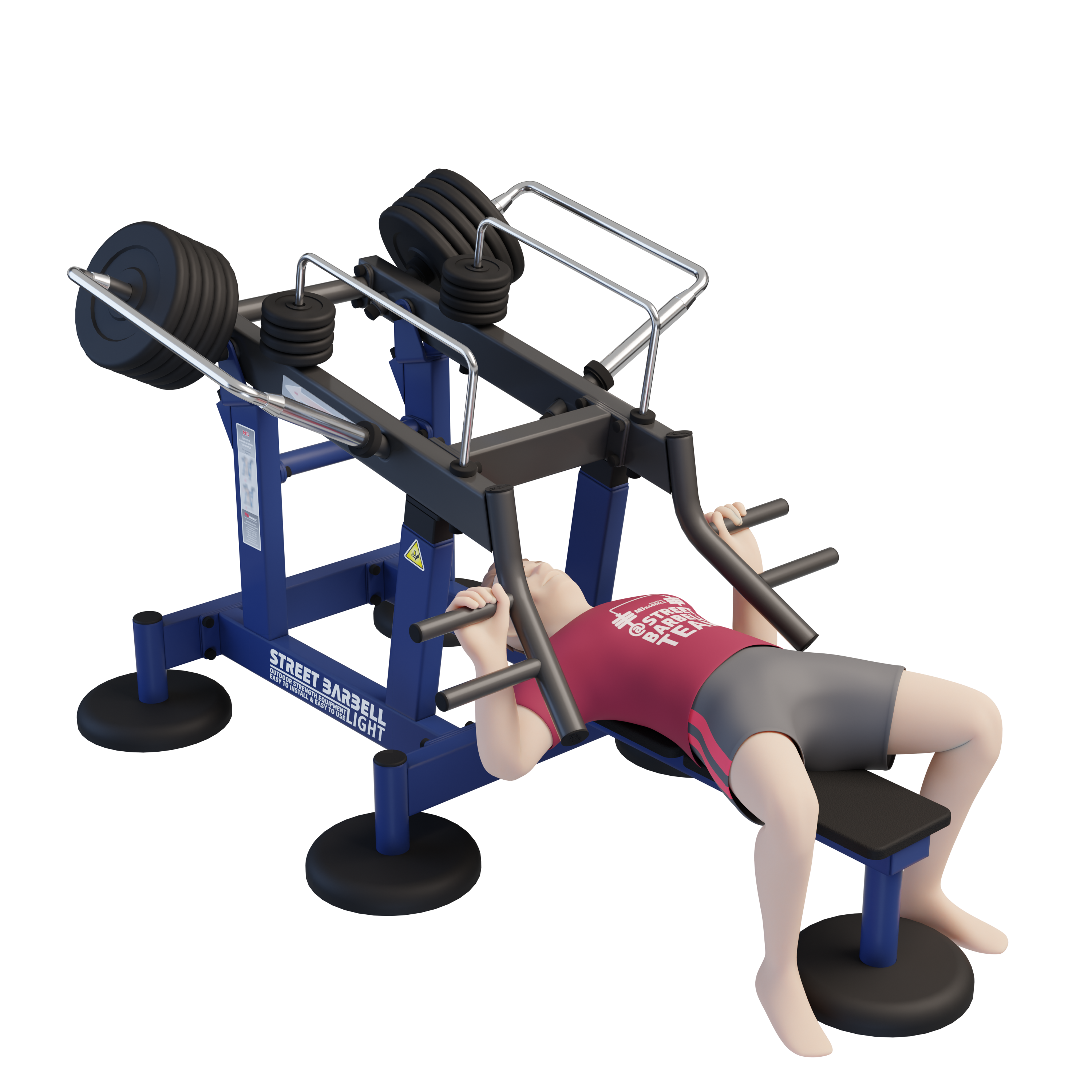 MB 7.64 Fekvenyomó gép (Bench Press)