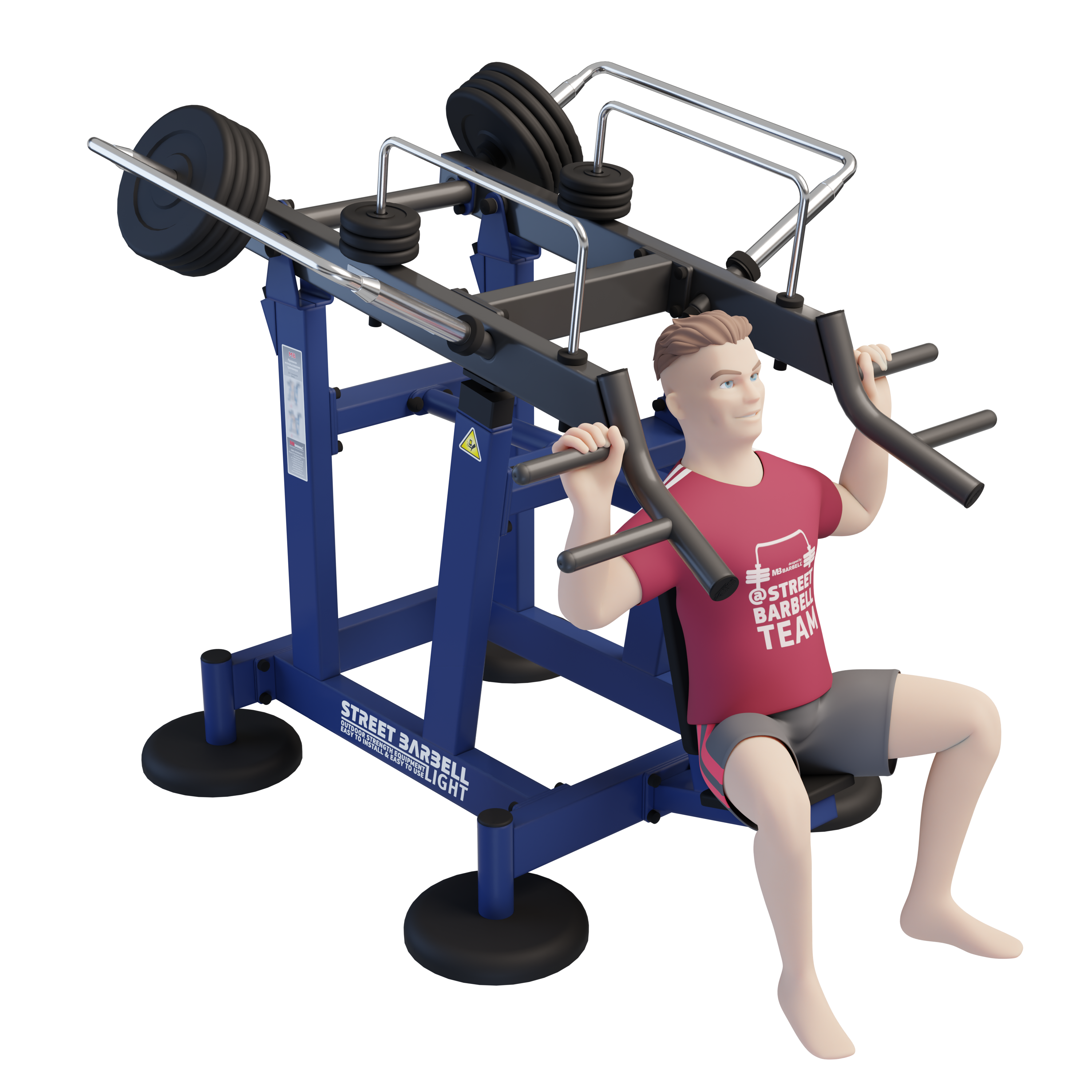 MB 7.63 Vállnyomó gép (Shoulder Press)
