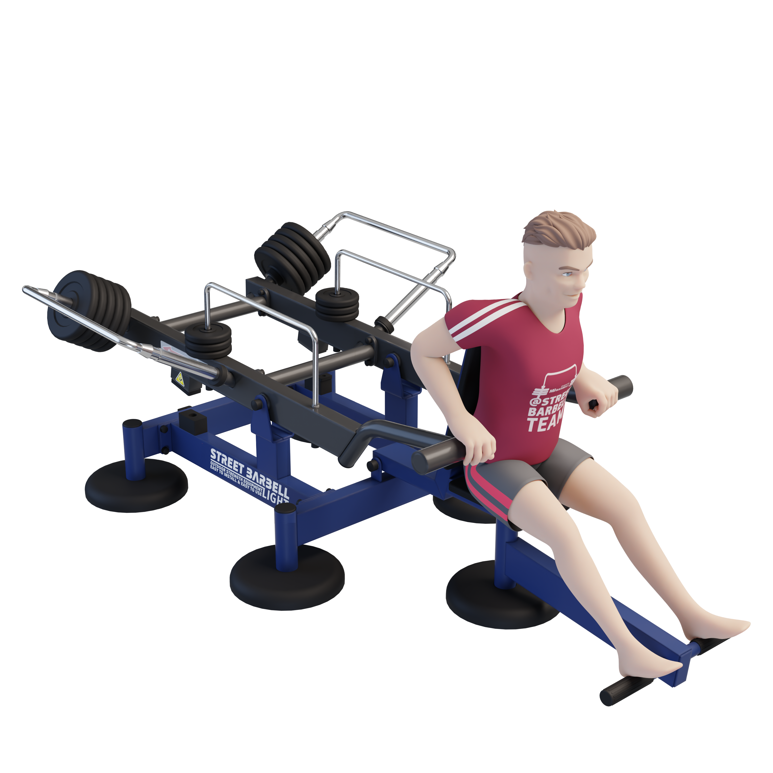 MB 7.67 Tricepsz nyomó gép (Seated Dips)