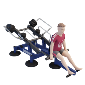 MB 7.67 Tricepsz nyomó gép (Seated Dips)