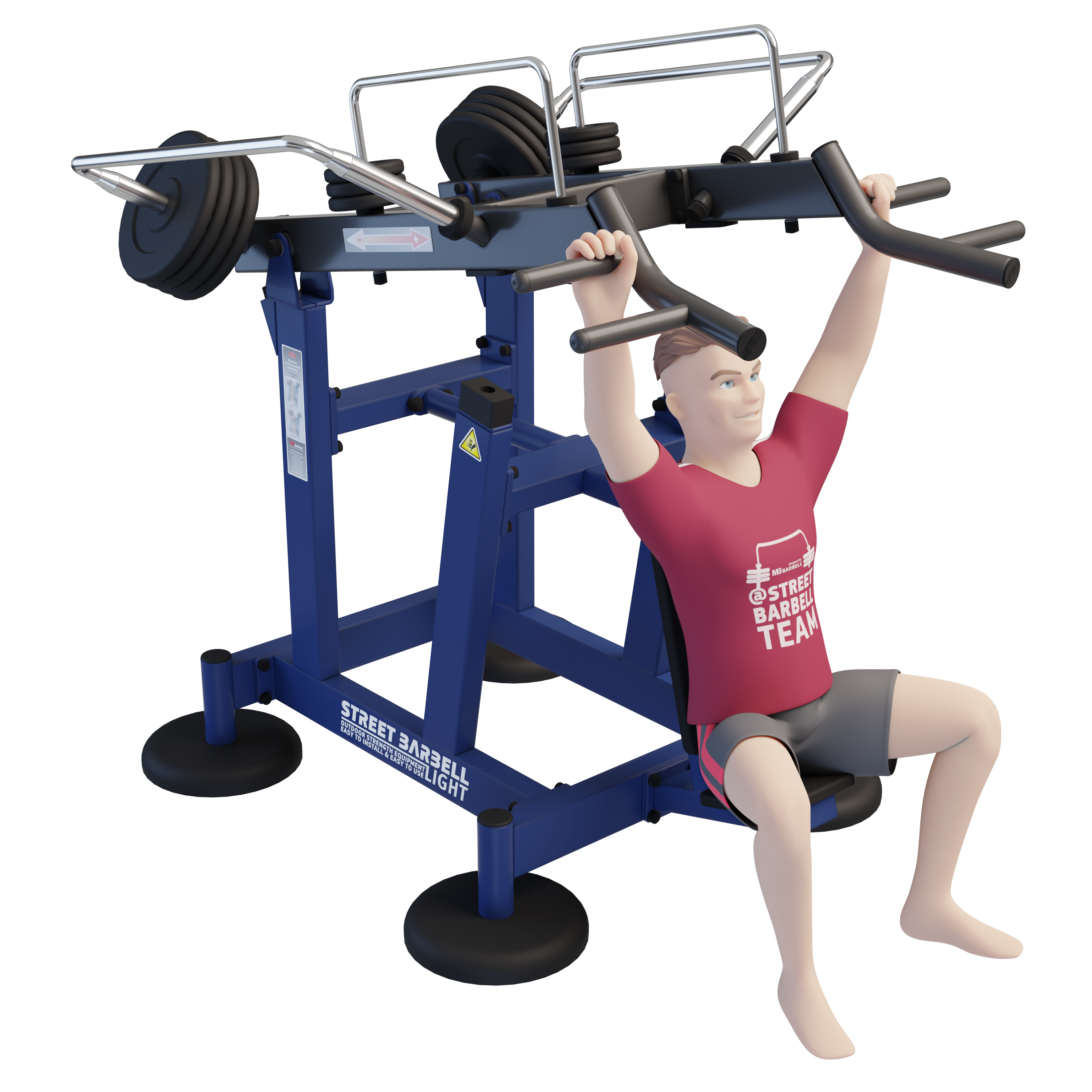 MB 7.63 Vállnyomó gép (Shoulder Press)