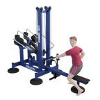 MB 7.101 Vízszintes húzás / Horizontal pull gép (Horizontal Pull)