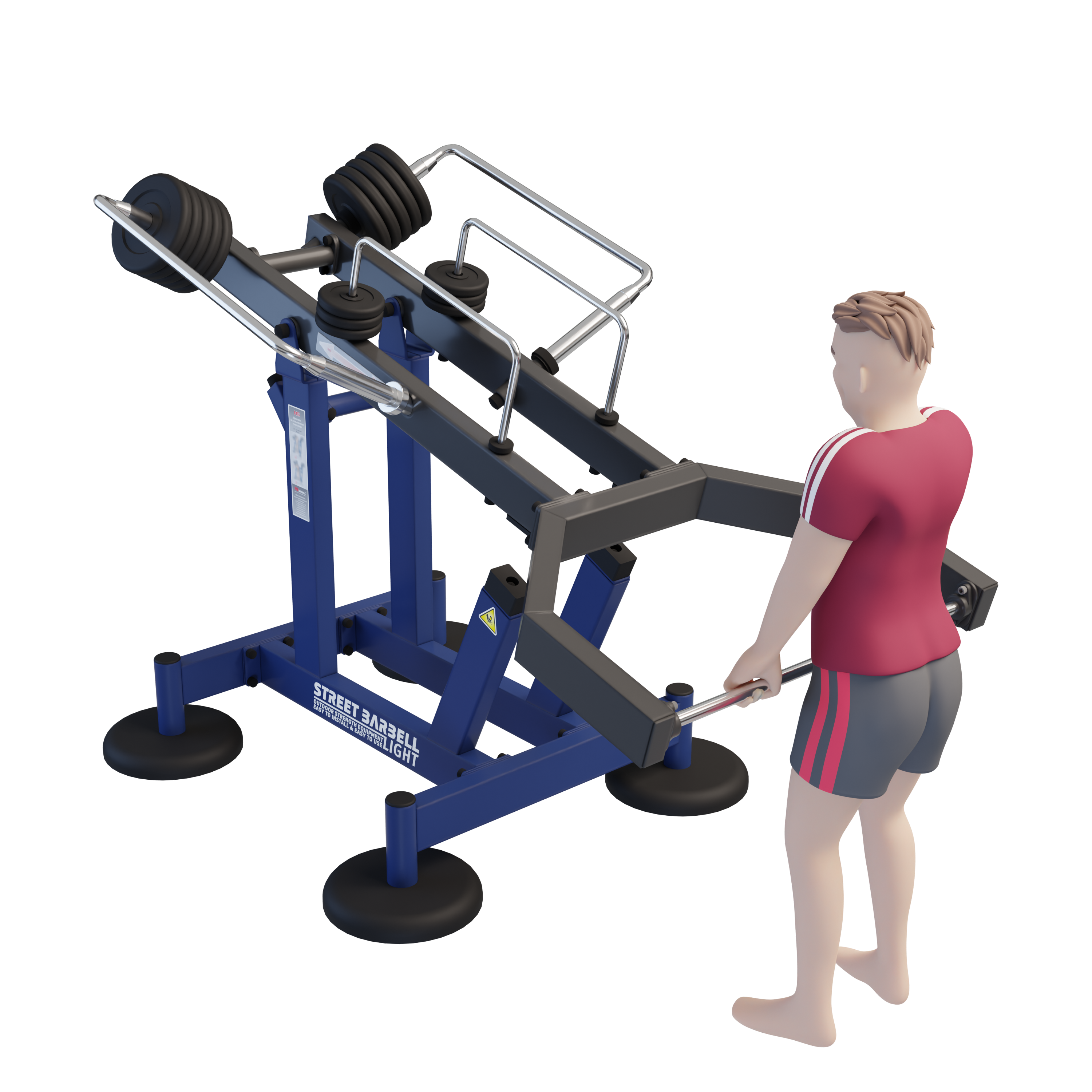 MB 7.68 Multi Bar - Szabadonálló multifunkciós kültéri edzőgép