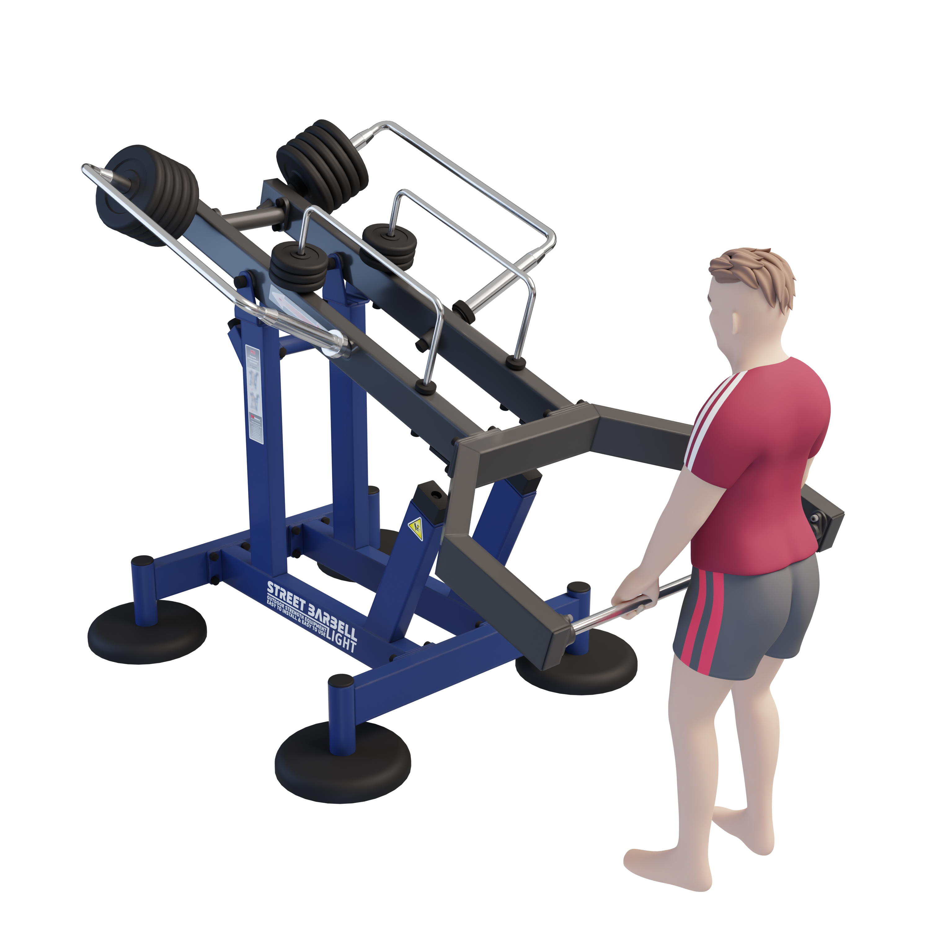 MB 7.68 Multi Bar - Szabadonálló multifunkciós kültéri edzőgép