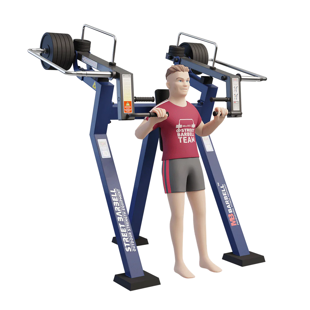 Vertical Press edzőgép használat közben