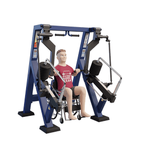 MB 7.30.3 Mellnyomó gép (Chest Press – akadálymentes)