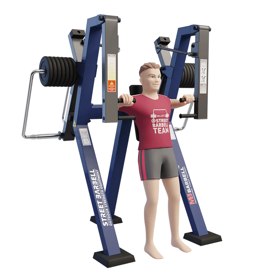 Mellnyomó gép (Chest Press – álló)