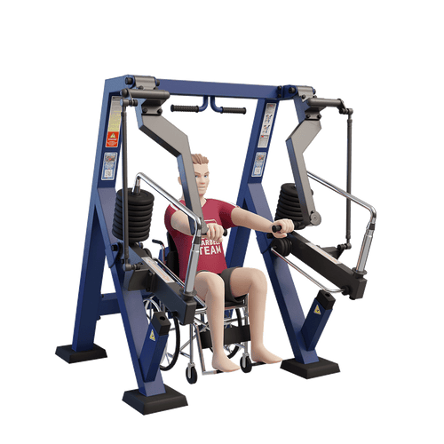 MB 7.30.3 Mellnyomó gép (Chest Press – akadálymentes)