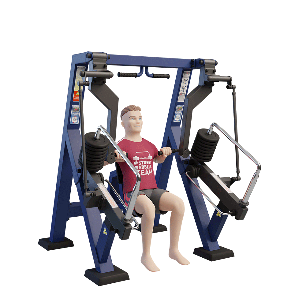 MB 7.30.3 Mellnyomó gép (Chest Press – akadálymentes)