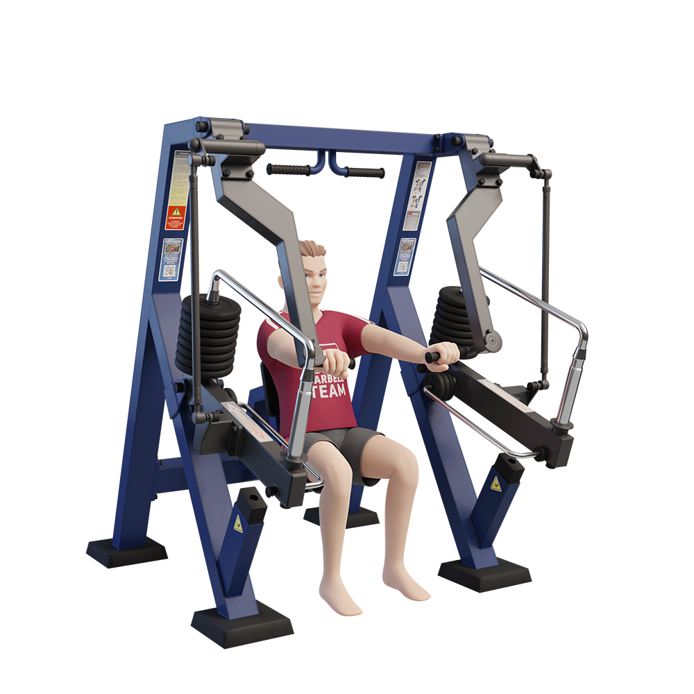 MB 7.30.3 Mellnyomó gép (Chest Press – akadálymentes)