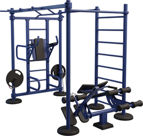 MB 7.47/1 Tető nélküli multifunkciós edzőállomás (Roofless Multi Workout Station)