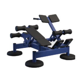MB 7.62 Haspad és hiperextenziós hátfeszítő pad (AB Bench & Hyperextension)